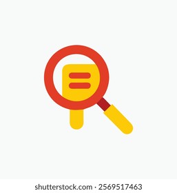 Search Icon vector illustration, magnifying glass symbol, search icon clip art , zoom in and zoom out symbol, 