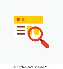 Search Icon vector illustration, magnifying glass symbol, search icon clip art , zoom in and zoom out symbol, 