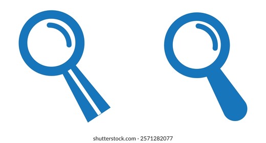 Search Icon vector illustration, magnifying glass symbol, search icon clip art , zoom in and zoom out symbol, Magnifying glass sign isolated