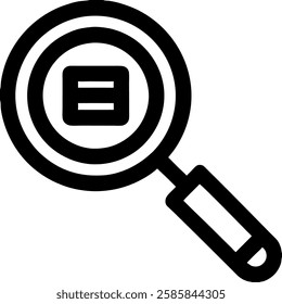 search icon vector illustration, magnifying