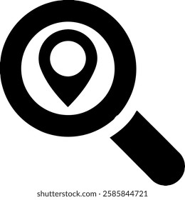 search icon vector illustration, magnifying
