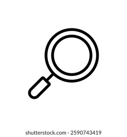 Search icon vector illustration. search magnifying glass sign and symbol