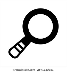 Search Icon vector illustration, magnifying glass symbol, search icon clip art , zoom in and zoom out symbol, Magnifying glass sign isolated, with white background