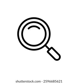 Search icon vector illustration. search magnifying glass sign and symbol