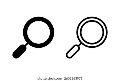 Search icon vector illustration. search magnifying glass sign and symbol