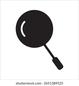 Ilustração de vetor de ícone de pesquisa, símbolo de lupa, clip-art de ícone de pesquisa, símbolo de ampliação e redução, sinal de lupa isolado