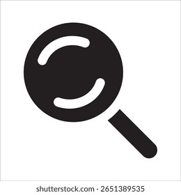 Ilustração de vetor de ícone de pesquisa, símbolo de lupa, clip-art de ícone de pesquisa, símbolo de ampliação e redução, sinal de lupa isolado