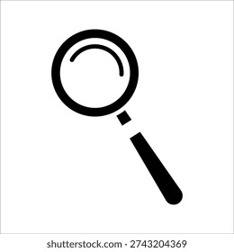 Search Icon vector illustration, magnifying glass symbol, search icon clip art , zoom in and zoom out symbol, Magnifying glass sign isolated