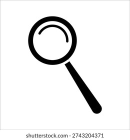 Search Icon vector illustration, magnifying glass symbol, search icon clip art , zoom in and zoom out symbol, Magnifying glass sign isolated