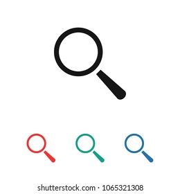 Search icon vector illustration. Minimalist style. 