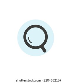 Search Icon Vector Illustration on the white background.