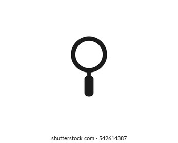 Search icon vector illustration on white background