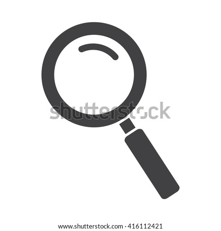 Search Icon Vector Illustration on the white background.