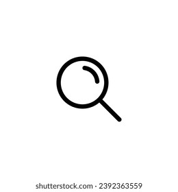 Search icon vector illustration. outline icon for web, ui, and mobile apps