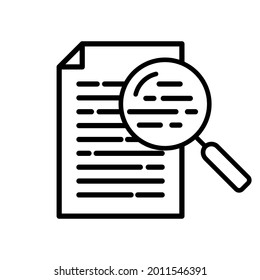 Search icon vector. increase illustration sign. magnifier symbol or logo.