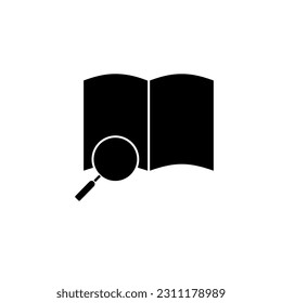 Vector de icono de búsqueda. aumentar el signo de ilustración. símbolo o logotipo del lupa.