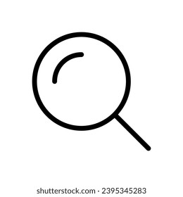 Search icon vector. increase illustration sign. magnifier symbol or logo.