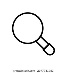 Search icon vector. increase illustration sign. magnifier symbol or logo.