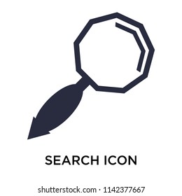 Search icon vector isolated on white background for your web and mobile app design, Search logo concept