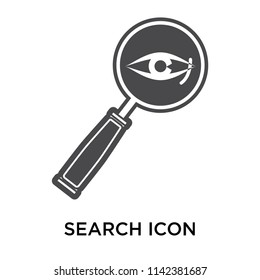 Search icon vector isolated on white background for your web and mobile app design, Search logo concept