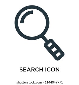 Search icon vector isolated on white background for your web and mobile app design, Search logo concept