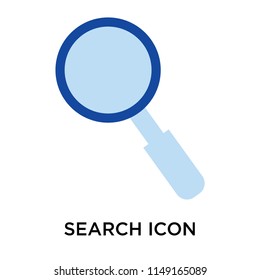 Search icon vector isolated on white background for your web and mobile app design, Search logo concept