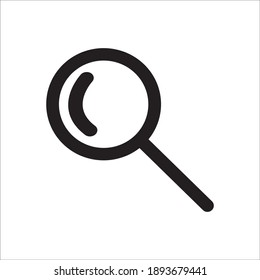 Search Icon Vector Isolated On White Background.