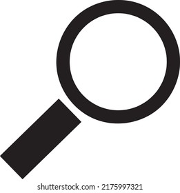 Suchsymbol, Vektorgrafik einzeln auf weißem Hintergrund.EPS
