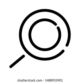 search icon vector, line style