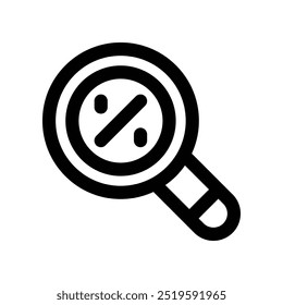 search icon. vector line icon for your website, mobile, presentation, and logo design.