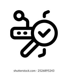 ícone de pesquisa. ícone de linha de vetor para o seu design de site, celular, apresentação e logotipo.