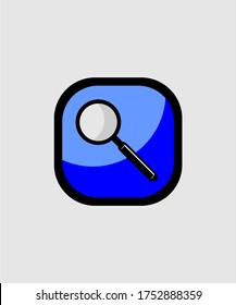 SEARCH ICON VECTOR LOGO DESIGN