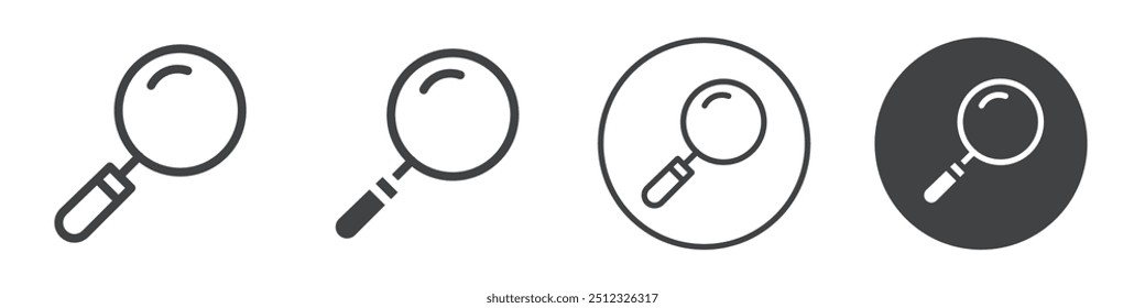 search icon Vector logo outline