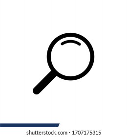 Search icon vector. Magnifier icon vector illustration