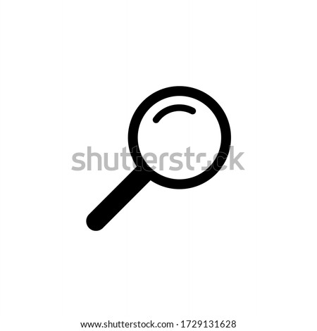 Search icon vector. Magnifier, research icon symbol illustration