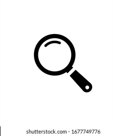 Search icon vector. Magnifier icon symbol isolated