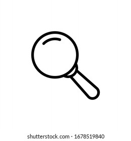Search icon vector. Magnifier icon symbol design