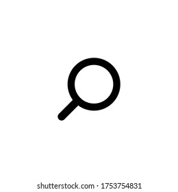 Search icon vector. Magnifier icon symbol illustration