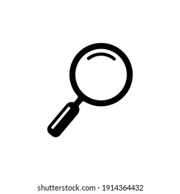 Search icon vector. Magnifier icon in trendy flat design