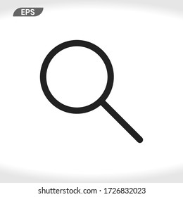 Search icon vector. Magnify sign