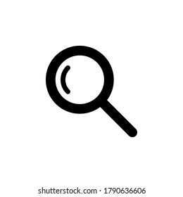 Icon-Vektorgrafik suchen. Fantastische Symbolgrafik auf weißem Hintergrund