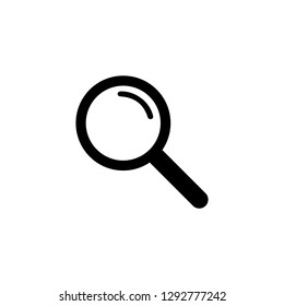 search icon vector. magnifying glass icon vector 