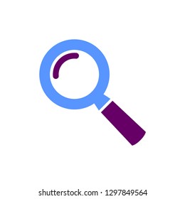 Search icon vector. Magnifying glass icon symbol