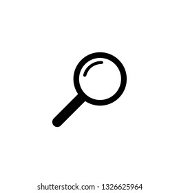 search icon vector. magnifying glass icon vector 