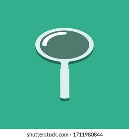 Icono de búsqueda. Icono de vector de búsqueda. icono de la lupa de búsqueda en fondo blanco