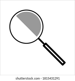 Search icon. Search vector icon. search magnifying glass icon on white background