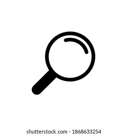 Search icon vector. search magnifying glass icon