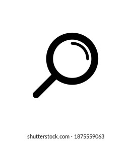 Vector de icono de búsqueda. icono de la lupa de búsqueda