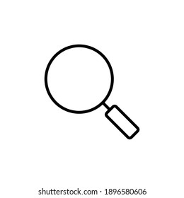 Search icon vector. search magnifying glass icon