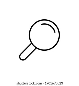 Search icon vector. search magnifying glass icon